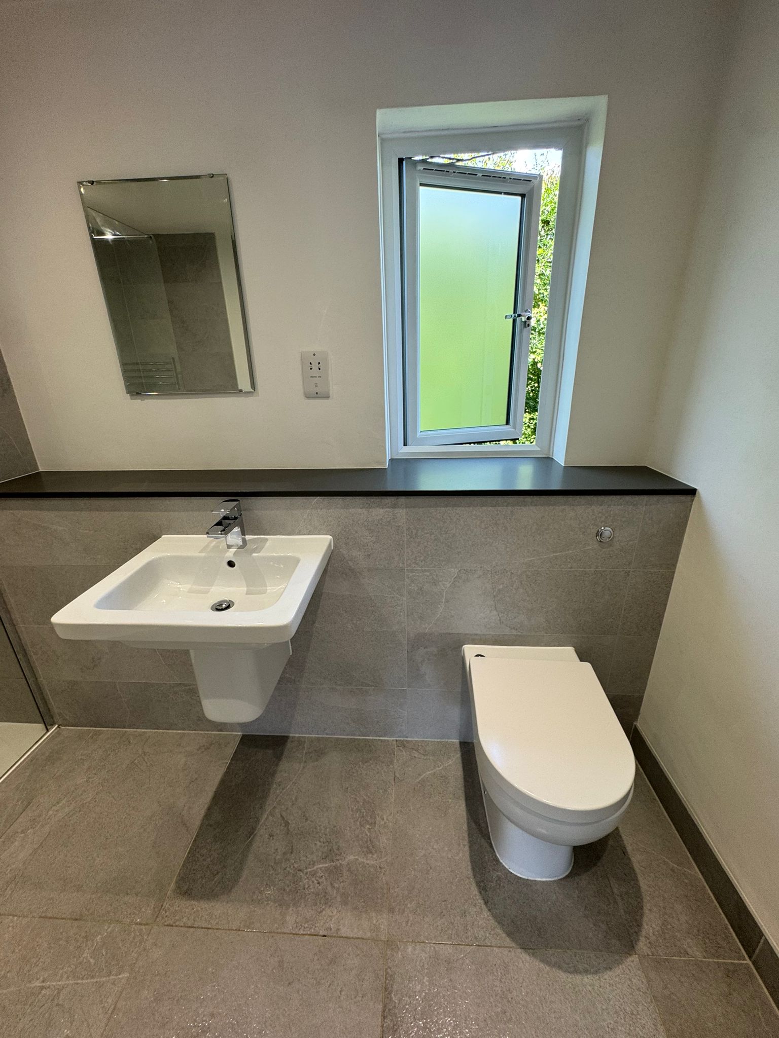 Bathroom refreshed and sparkling