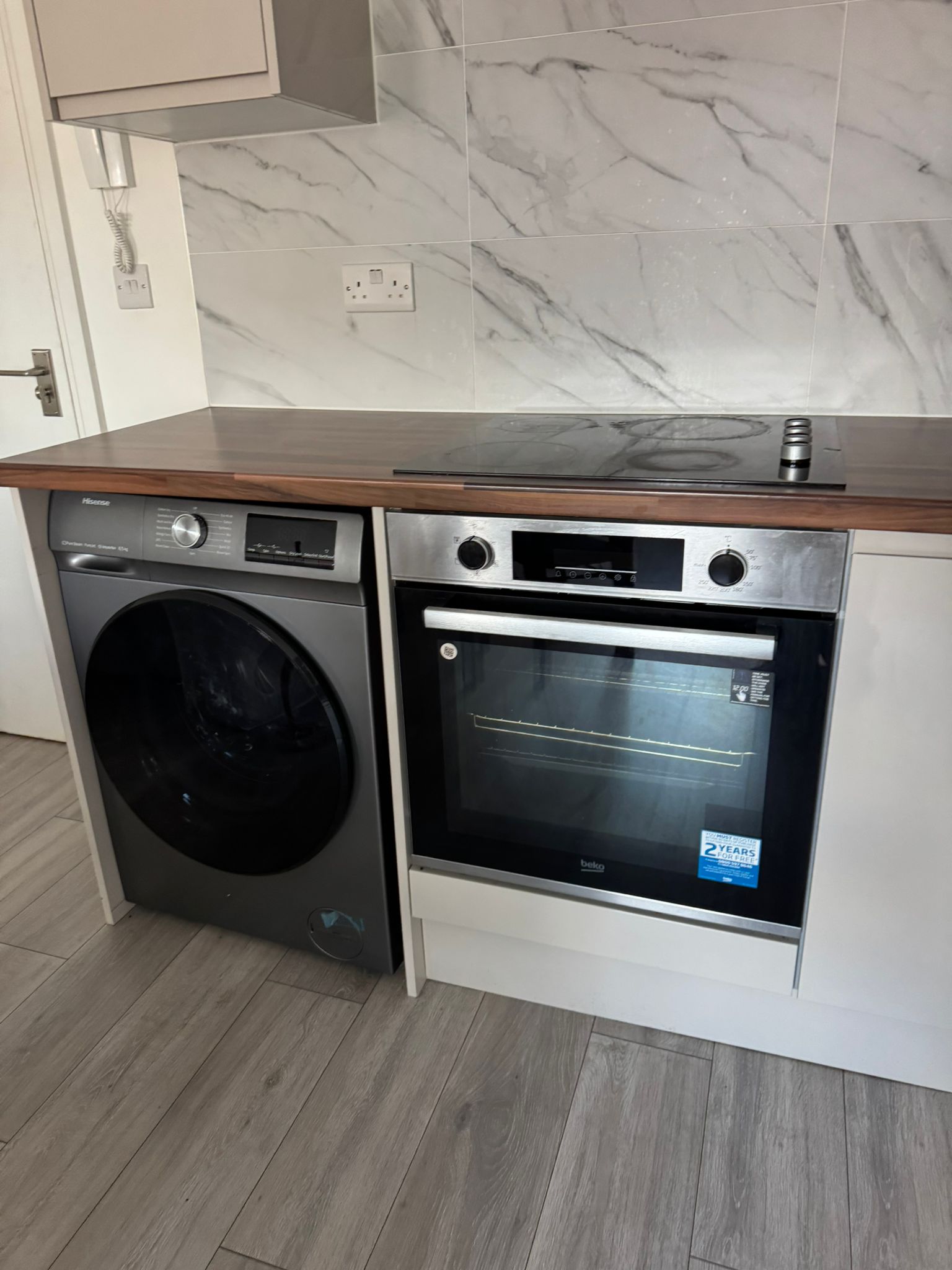 Kitchen cleaned to end of tenancy standard